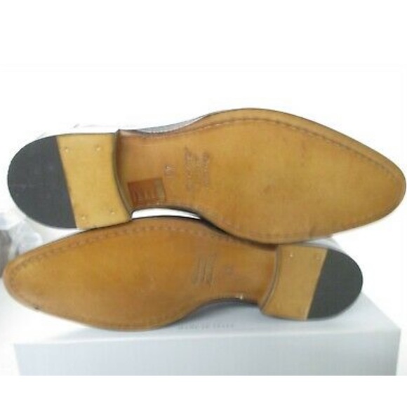 Italy Handcrafted Jose Real Crust Cuoio Brogues Dress Luxury Wingtips Brown - Picture 11 of 16